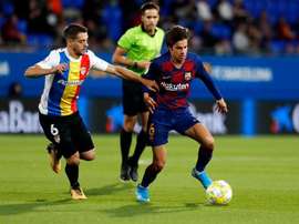 Il centrocampista spagnolo, canterano del Barcellona, Riqui Puig. Twitter/FCBarcelonaB