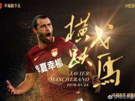 Mascherano vai mesmo jogar na China. Hebei