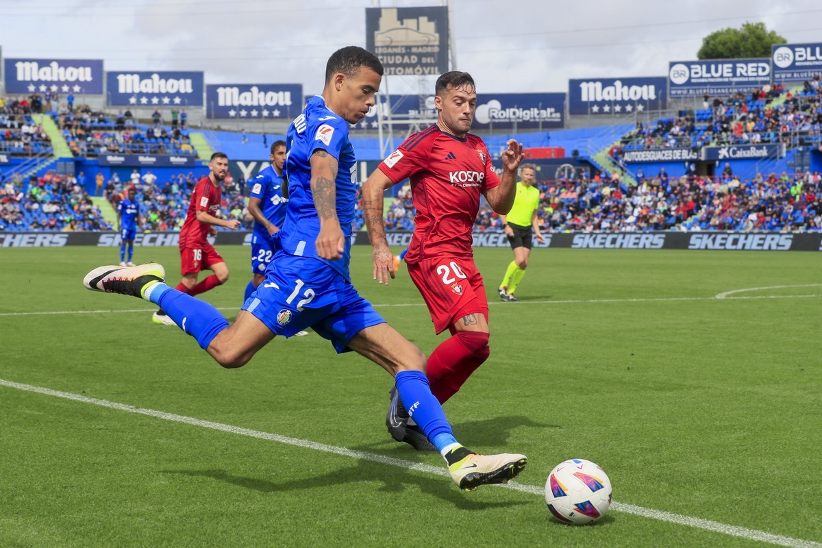 Mason Greenwood très en jambes pour ses débuts avec Getafe