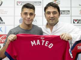 Mateo mira hacia adelante. Osasuna