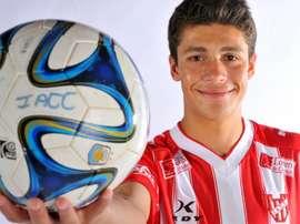 Mateo García, extremo zurdo del Instituto Atlético Central Córdoba. AFP