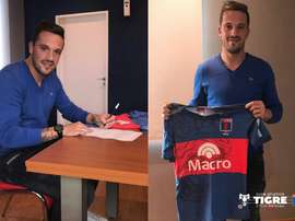 El jugador ha firmado un acuerdo por dos temporadas con el club argentino. ClubÁtléticoTigre