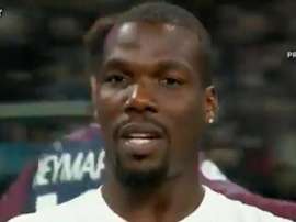 Pogba parle du choc entre Liverpool et l'Atlético de Madrid. Captura/Mega