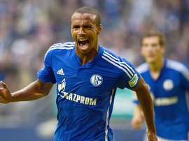 Matip après avoir marqué un but avec Schalke 04. Twitter