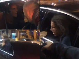 Guendouzi lo celebró con los aficionados. Captura/Argsenal