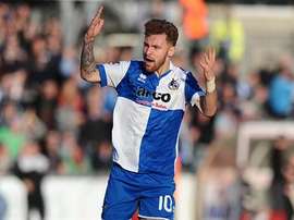 The incident occured at Bristol Rovers' Carabao Cup tie against Crawley. BristolRoversFC