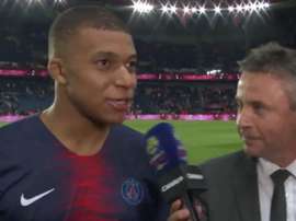 Mbappé garantiu que continuará no PSG. Captura/Canal+