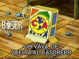 El América, eliminado de la Copa México. BOSER