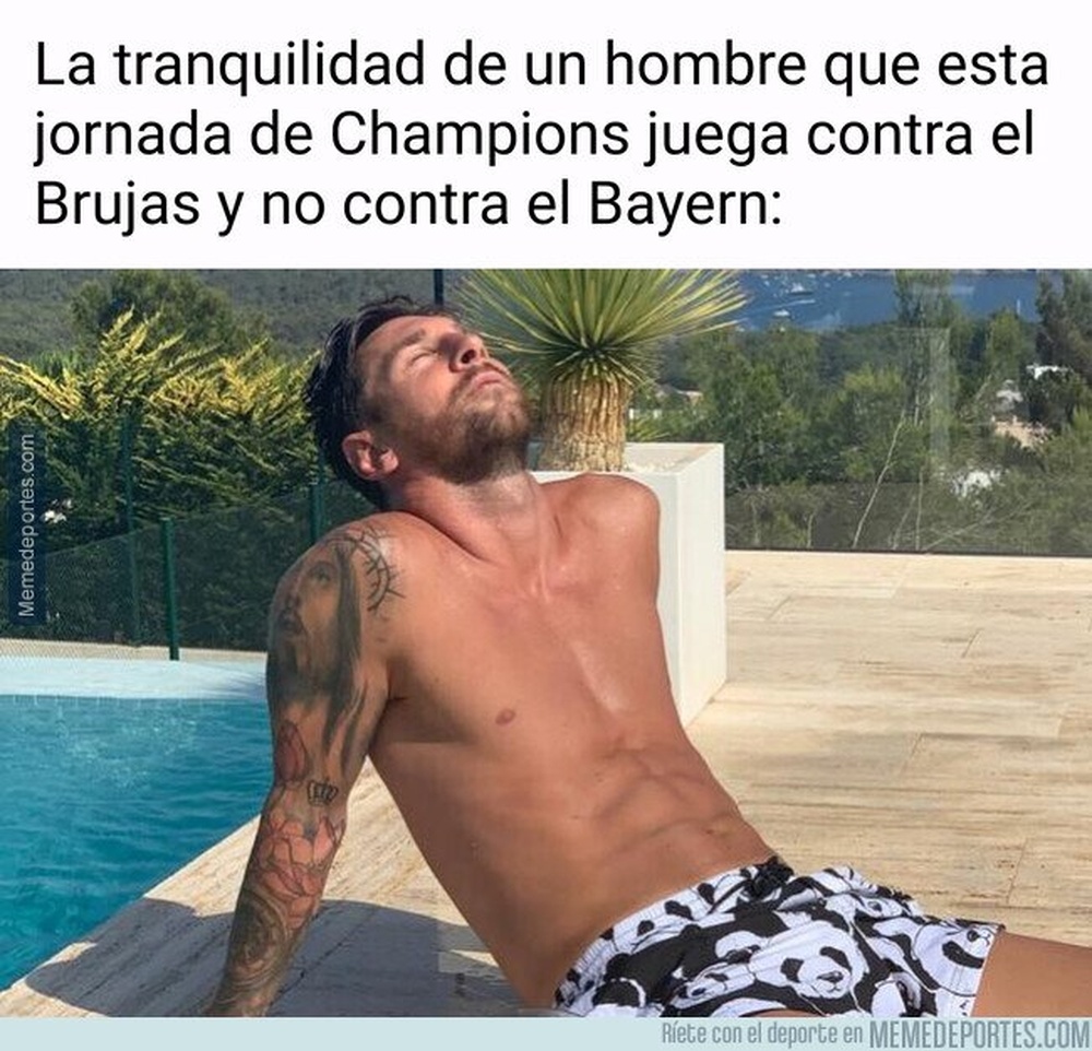 Los mejores memes del Barcelona-Bayern de Múnich. EFE