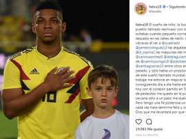 Fabra no estará en el Mundial. Instagram/Fabra18