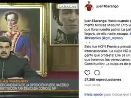 Arango criticó al mandatario. Instagram