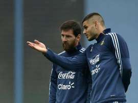 Messi serait la raison du mauvais accueil accordé à Icardi. AFP
