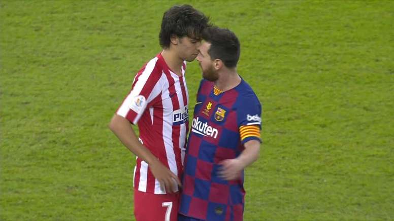 Sparks Are Flying Leo Messi Faced Joao Felix Besoccer