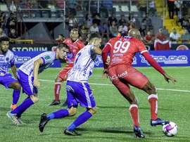 Combate nulo entre Santos y Jicaral. SantosdeGuápiles