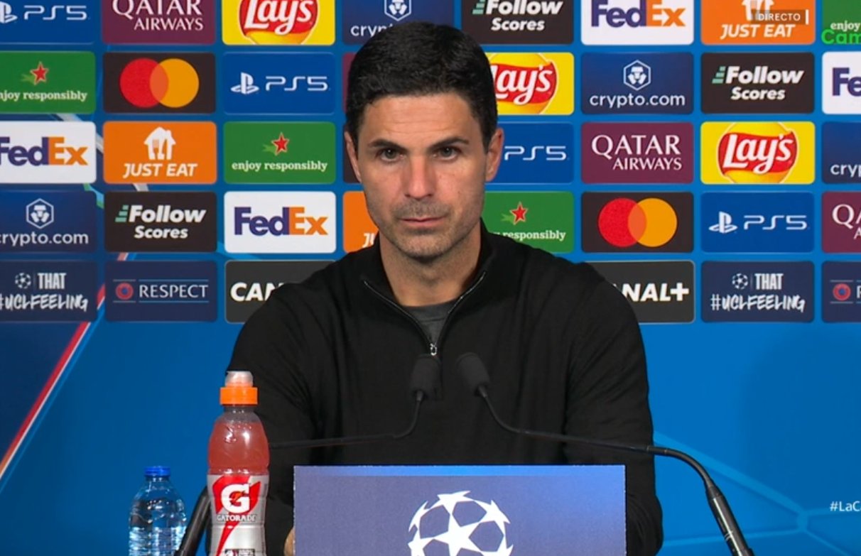 Arteta :"La meilleure équipe a perdu"