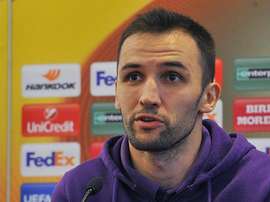 Badelj during a press conference. Twitter