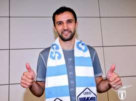 Badelj a Roma. Twitter/OfficialSSLazio
