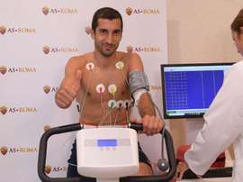 Mkhitaryan passe sa visite médicale avec l'AS Roma. Twitter/OfficialASRoma