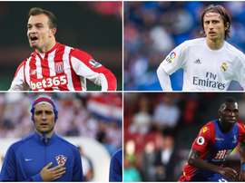 Modric, Corluka, Shaqiri y Benteke. BeSoccer