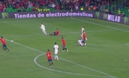 Sergio Ramos confirmó que no tocó a Sterling. Captura/TVE