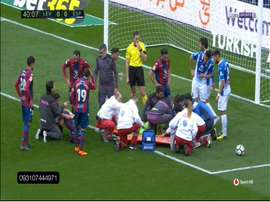 Diego Lopez était inconscient. Twitter/SportHD