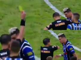 ¡El 'Burrito' Martínez fingió un codazo del árbitro!