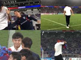 O jogador despediu-se do FC Tokio com estádio lotado. Captura/J_League