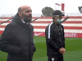 Monchi defended his ex-teammate. Screenshot/SevillaFC