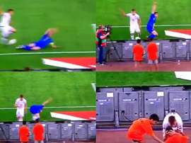 L'action de Barella. Capture/Rowstock