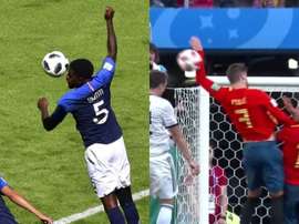 Piqué et Umtiti, faits dans le même moule ? Capture/AFP/BeSoccer