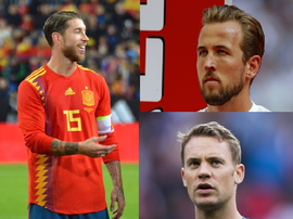 Ramos, Kane and Neuer are all captains. BeSoccer
