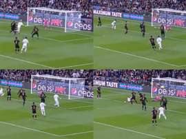 L'incroyable raté de Vinicius devant le but. Capture/MovistarLigadecampeones