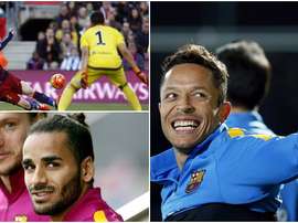 Montage d'Adriano, Douglas et Mathieu. BeSoccer
