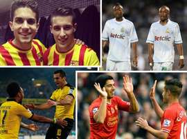 Montage de quelques joueurs qui se retrouvent en 2018. BeSoccer