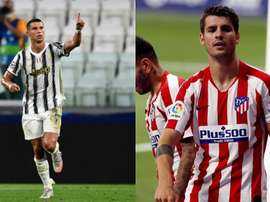 Cristiano y Morata, juntos de nuevo. AFP/EFE