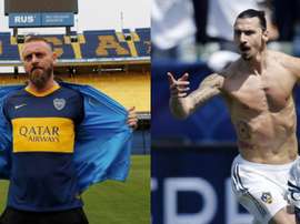 De Rossi et Ibrahimovic, dans le radar de la Fio. EFE
