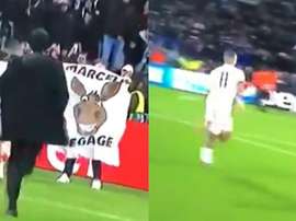 Une banderole contre Marcelo provoque la rage de Depay. Captures/Canal+