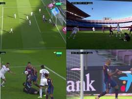 Braithwaite opened the scoring. Captura/Movistar