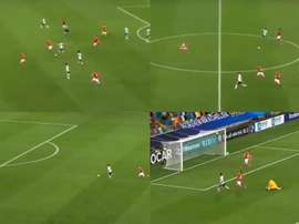El magnífico contragolpe con el que Alemania Sub 21 sentenció. Capturas/beinSports