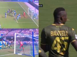 1.469 dias depois, Balotelli voltou a marcar na Serie A. Captura/beINSPORTS
