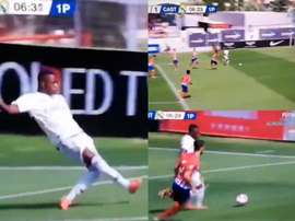 Vinícius inscrit deux buts en moins de 20 minutes. Capture/RealMadridTV