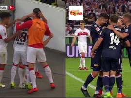 Gentner put Stuttgart in front and Abdullahi levelled two minutes later. Capturas/FOXSports
