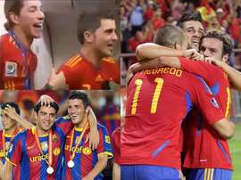 David Villa va prendre sa retraite. Twitter/SergioRamos/ÁlvaroNegredo/Instagram/xavi