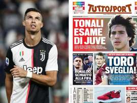 La 'gifle' à la FIFA d'un Cristiano 'furieux'. AFP/Tuttosport