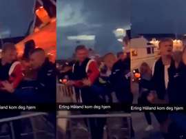 The real reason why Haaland was thrown out has been revealed. Screenshot/Nikolai