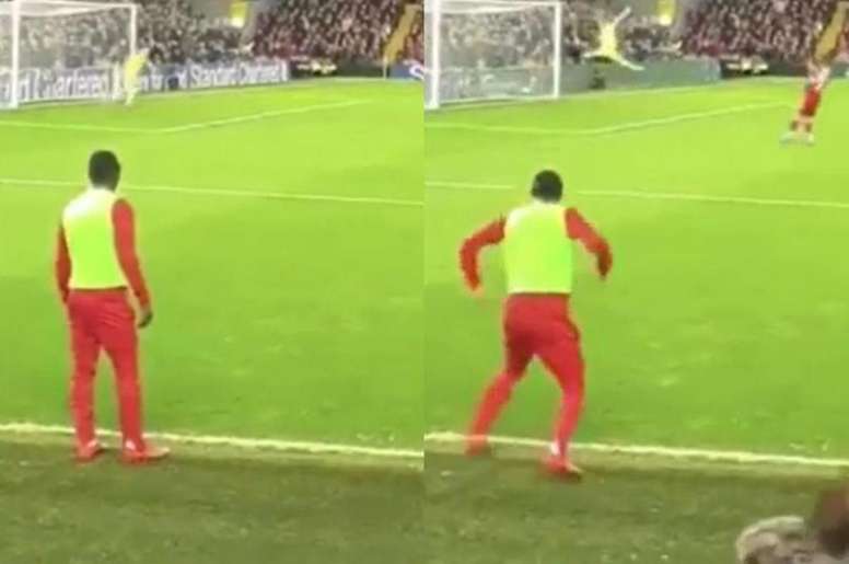 Mane Went Crazy Celebrating Young Curtis Jones Great Goal Besoccer