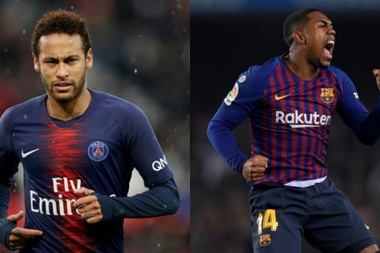 Neymar and Malcom, could they be moving on in the summer? AFP