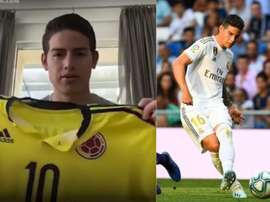 James a donné son maillot le plus spécial pour lutter contre le COVID-19. Shirtum/AFP