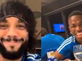 Marcelo desató las risas entre sus compañeros. Instagram/Marcelotwelve