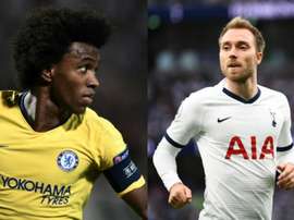 Juventus want to sign Willian and Eriksen next summer. AFP